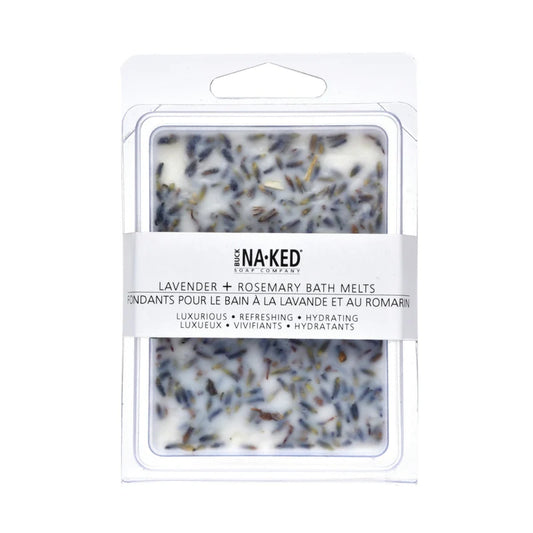 Buck Naked Lavender & Rosemary Bath Melt