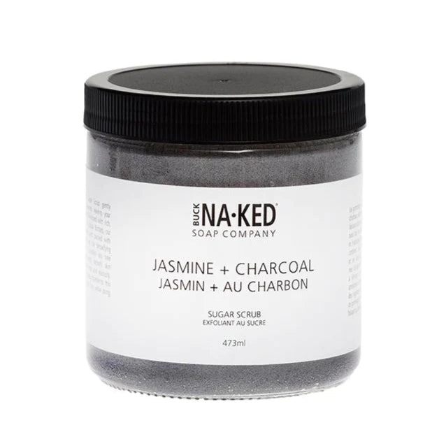 Buck Naked Jasmine & Charcoal Sugar Scrub
